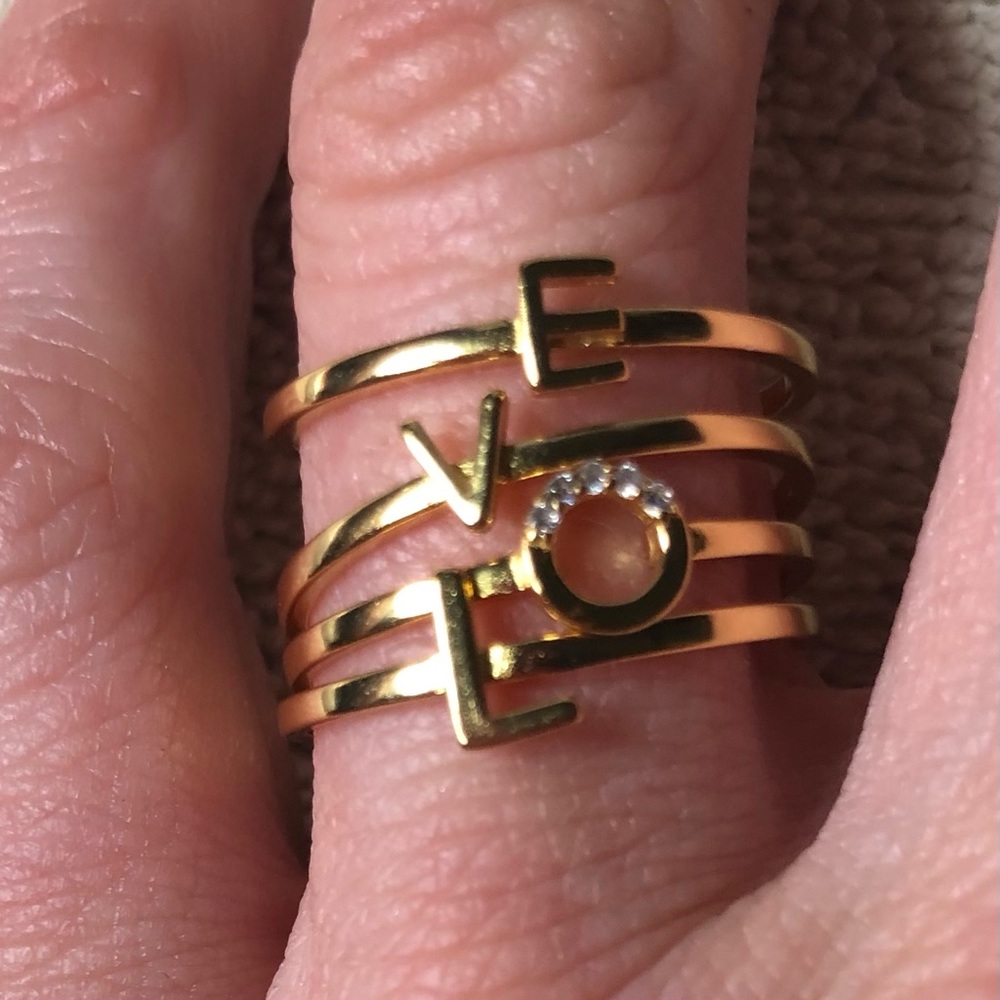 Stackable lettered rings - Picture 2 of 7